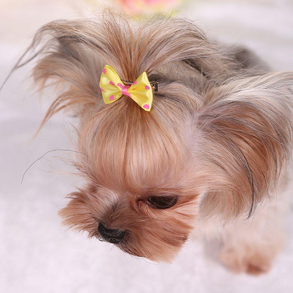 Kẹp Tóc Hình Nơ Bướm Nhiều Màu Sắc Dễ Thương Cho Thú Cưng