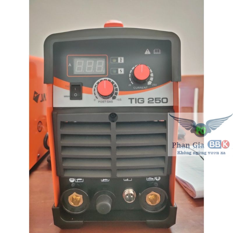 MÁY HÀN TIG JASIC 250E - TIG 250E 2 CHỨC NĂNG KHÍ VÀ QUE ĐỦ BỘ