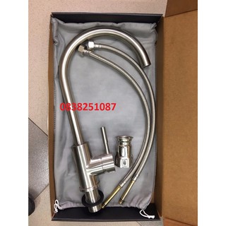 Vòi chén inox 304 nóng lạnh