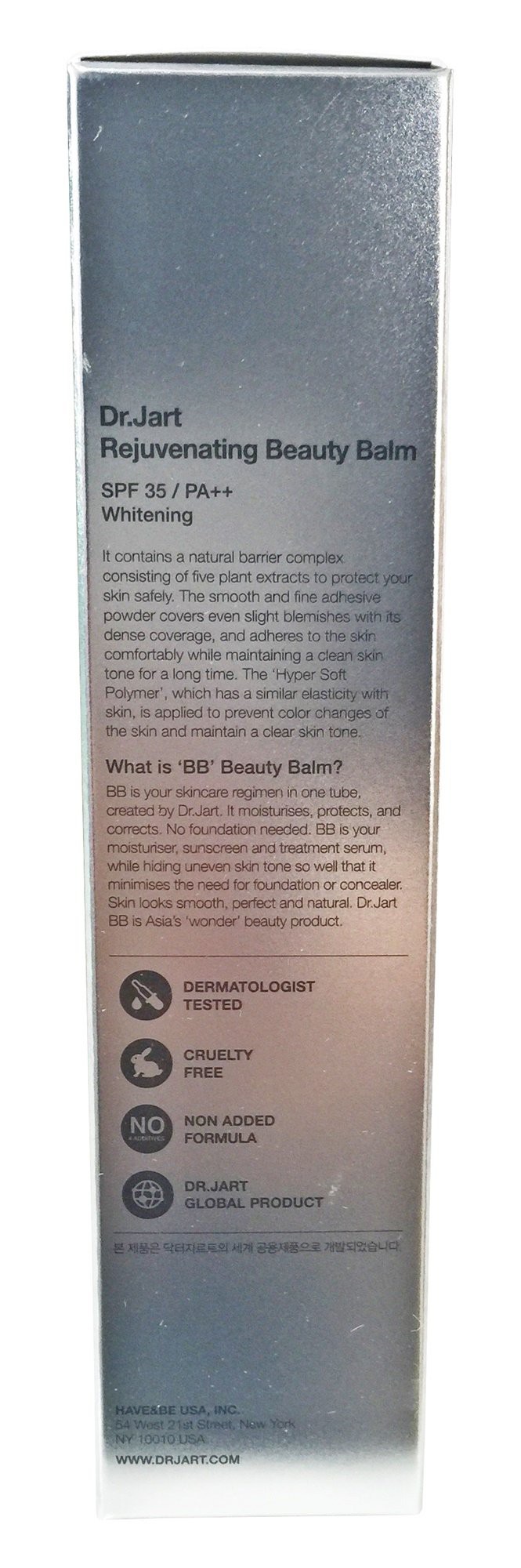 DR.JART (Hàng Mới Về) Kem Bb Chống Nắng Spf35 Pa + + Giúp Làm Trắng Da 40ml mỹ phẩm trang điểm | BigBuy360 - bigbuy360.vn