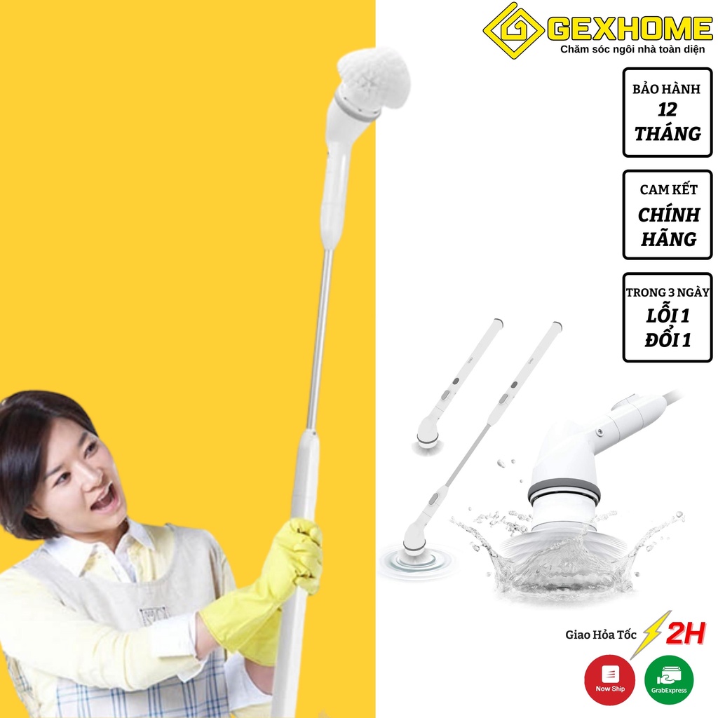 Máy cọ nhà vệ sinh, nhà tắm tự động OHELLA NEOSPIN - Nội địa Hàn