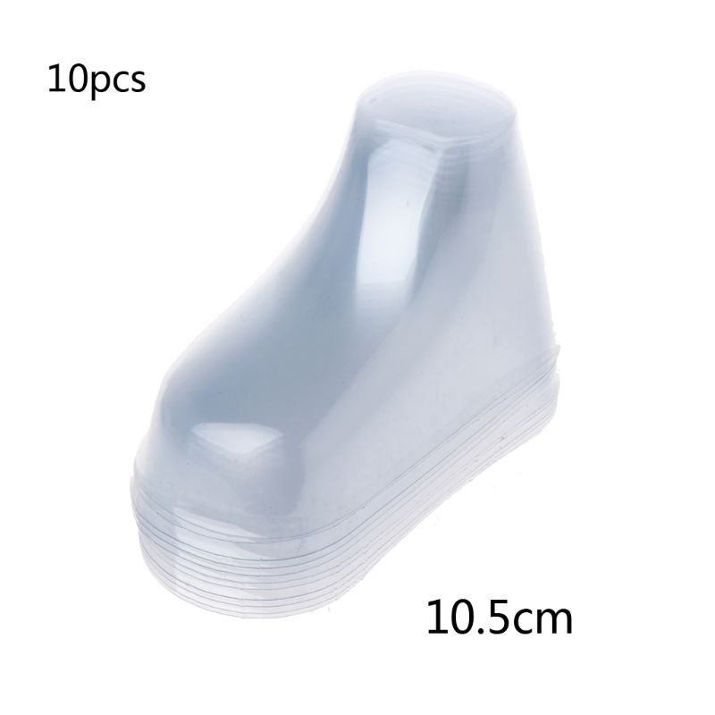 ✿ Bộ 10 Khuôn Nhựa PVC Trong Suốt Trưng Bày Giày Em Bé 8 / 9 / 10.5 / 11 / 12cm
