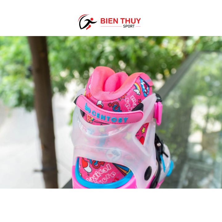 Giày Trượt Patin Centosy Kid 1 Pro Bánh Sáng Dành Cho Bé (2 Màu) [ Chính Hãng ] Tặng Bộ Bảo Vệ Chân Tay + Túi Đựng Giày