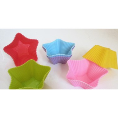 khuôn silicon sao 7cm ( có thể dùng trong lò nướng)