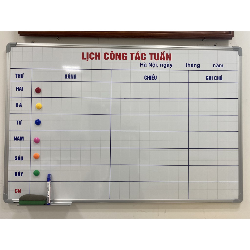 Bảng Lịch Công Tác, KT:60x80cm