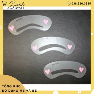 Set 3 khuôn kẻ chân mày