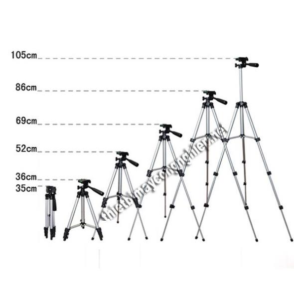 Tripod Điện Thoại | Giá Đỡ | Gậy Chụp Ảnh 3 Chân | Cây Chụp Hình Tự Sướng | Selfie Kết Hợp Remote Bluetooth TF 3110