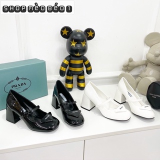 Giày cao gót mũi tròn gót trụ fullbox