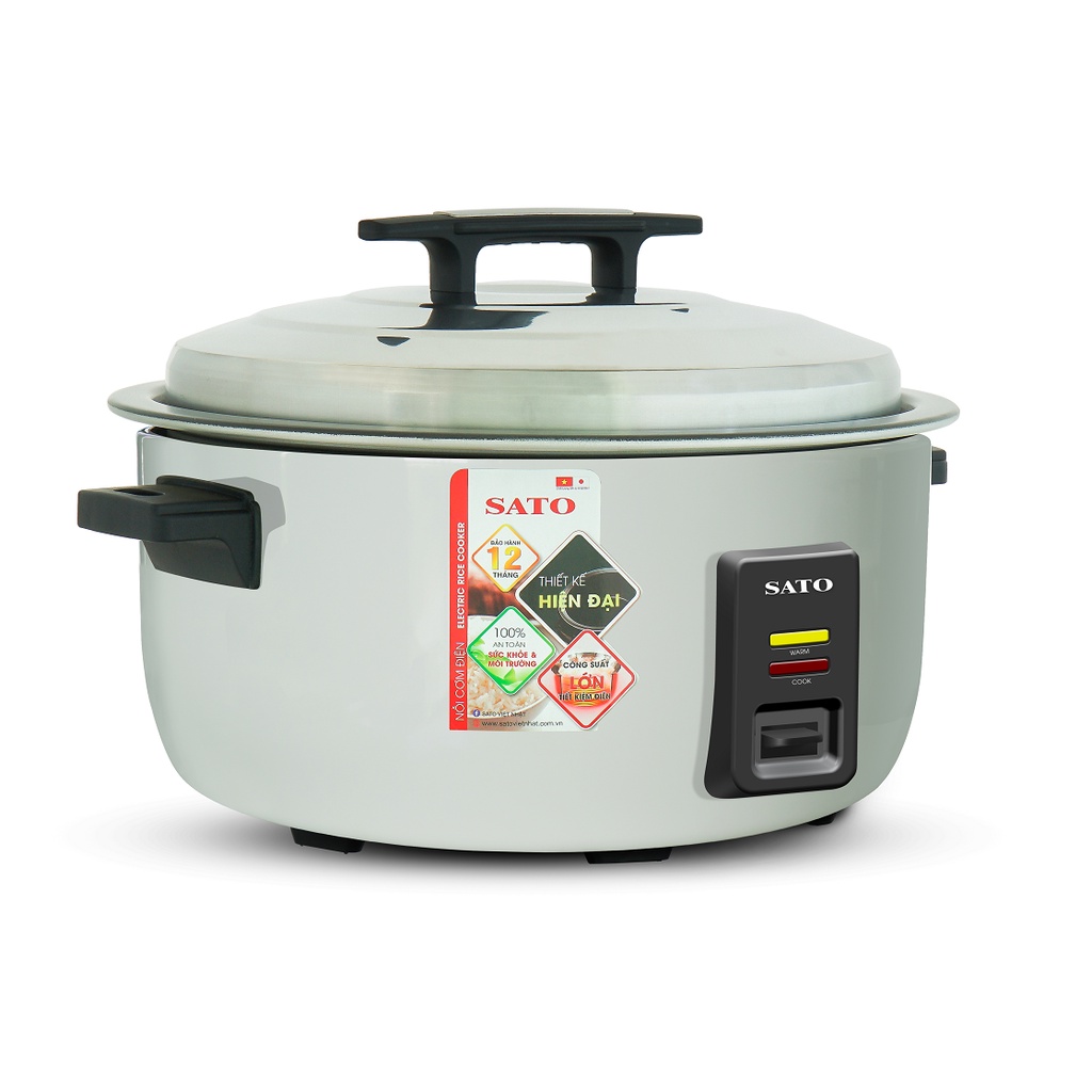 Nồi cơm điện công nghiệp SATO Q12 (T) 12 Lít công nghệ Nhật Bản