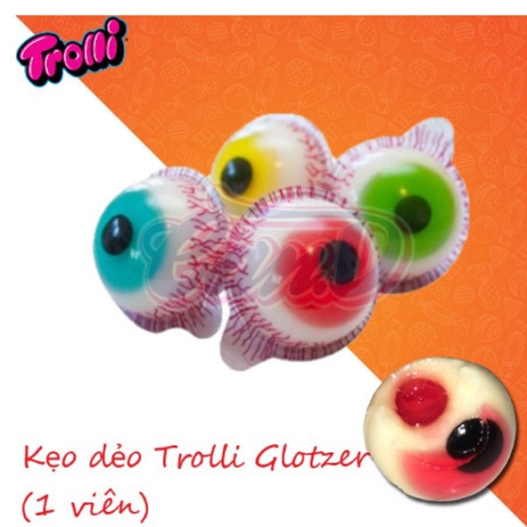 Túi 4 viên Kẹo dẻo Trolli hình trai đất hàng nội địa Đức