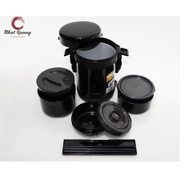Hộp cơm giữ nhiệt Zojirushi màu đen