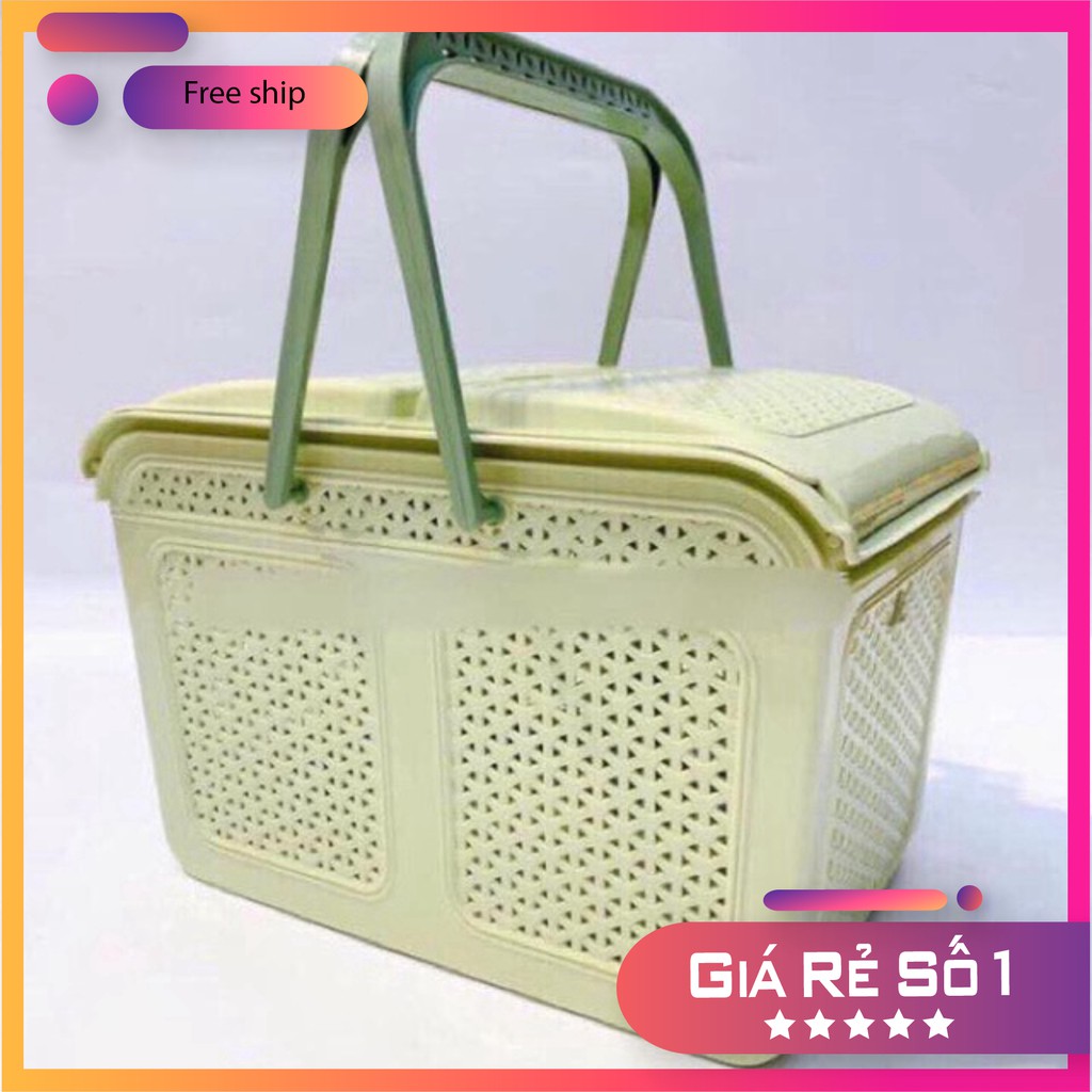 Làn nhựa đựng đồ đi sinh đa năng cao cấp Viêt Nhật. Chọn màu 2604