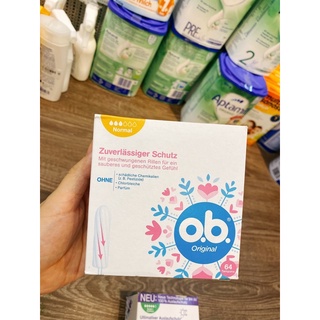 Băng vệ sinh Tampons O.B [mẫu mới nhất tại đức đu Bill ]