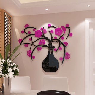 Tranh dán tường mica 3d