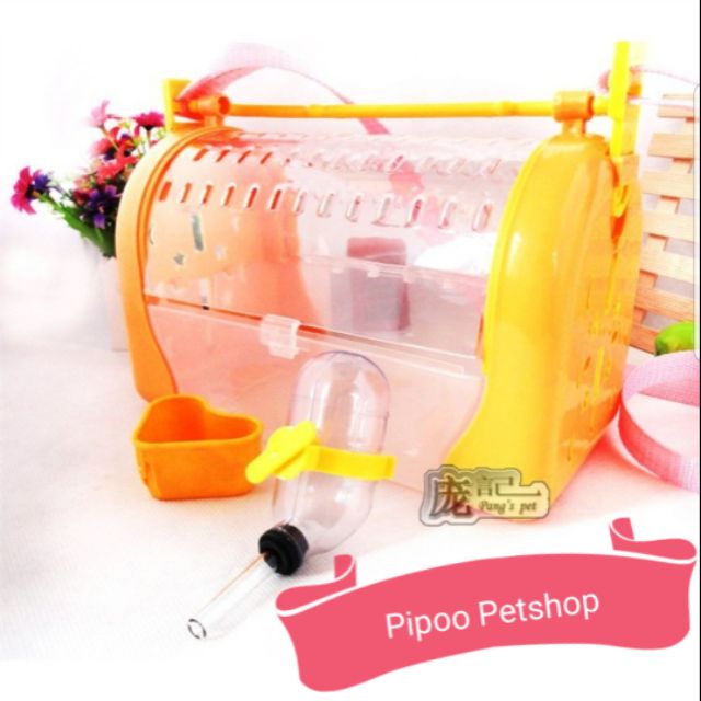 Lồng xách đi chơi nắp mika cho Hamster , sóc , thú nhỏ
