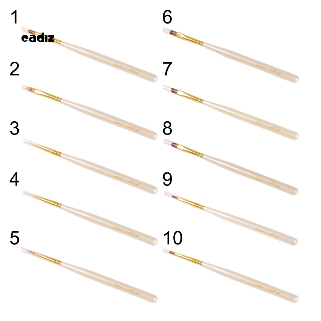 Cọ Vẽ Móng Tay Gel UV 3D Chống Trượt Tiện Dụng