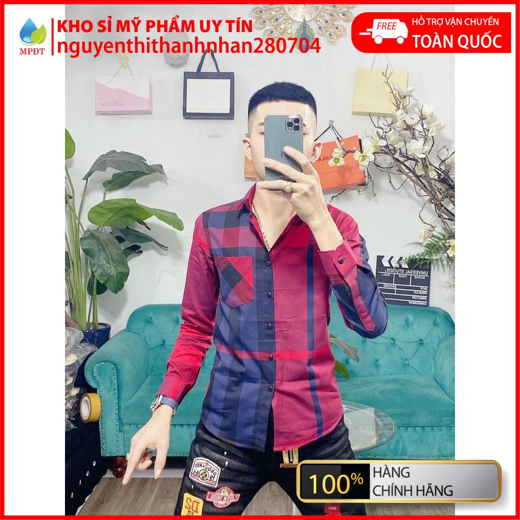 Áo sơ mi - Áo sơ mi BurBeRi cao cấp ,mềm mịn, thấm hút mồ hôi, form trẻ trung | BigBuy360 - bigbuy360.vn