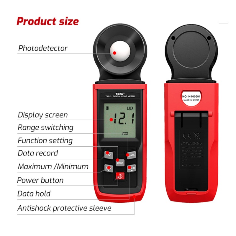 Thiết Bị Đo Độ Sáng Ánh Sáng Kỹ Thuật Số Lux