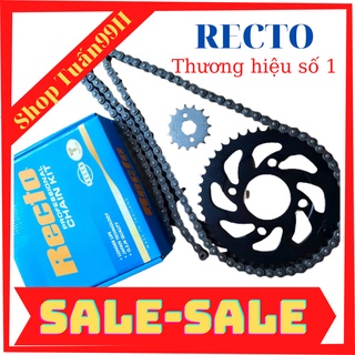 Bộ nhông sên dĩa chính hãng RECTO Thailan dành cho xe Winner /Raider /Satria /Exiter135-155