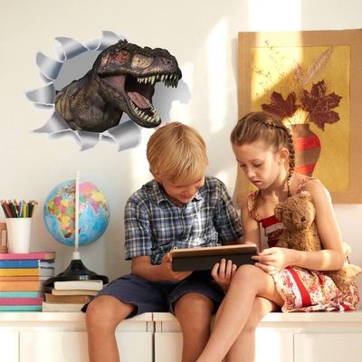 Decan dán tường 3D khủng long bạo chúa AY9265 và -SK2-005