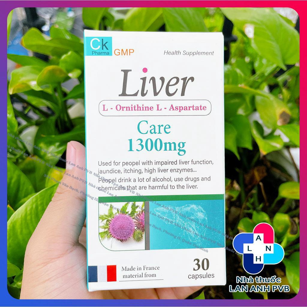CK LIVER CARE 1300mg  - Viên uống giải độc gan và tăng cường chức năng gan.