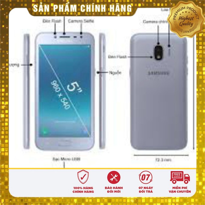 SALE  điện thoại Samsung Galaxy J2 Pro 2sim ram 1.5G rom 16G mới Chính hãng, Chiến Game mượt
