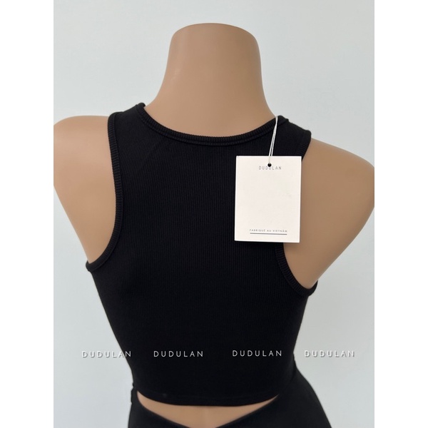 Áo ba lỗ croptop chất thun gân ANNAKIKI - A36