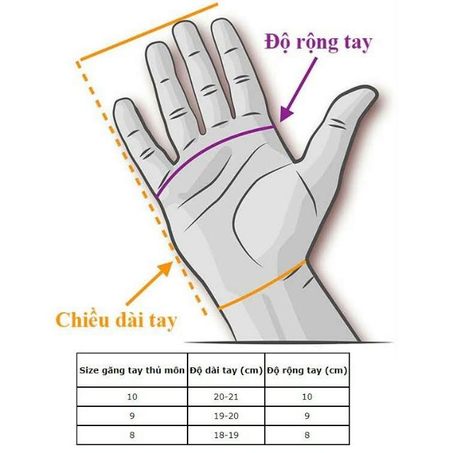 Găng tay thủ môn T90 Grip [ có xương ]