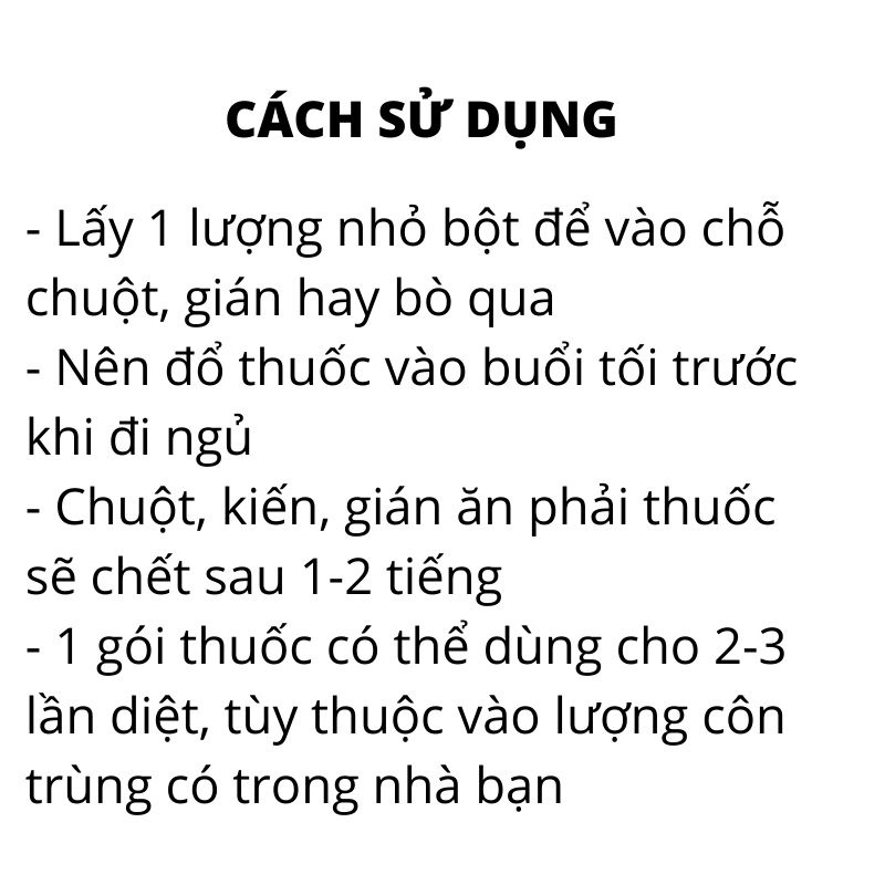 Thuốc diệt gián, kiến côn trùng trong nhà sinh học hiệu quả 100%, an toàn khi sử dụng