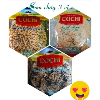 Cơm cháy Ninh Bình Vàng ruốc (vị cay), Mè đen, Rong Biển