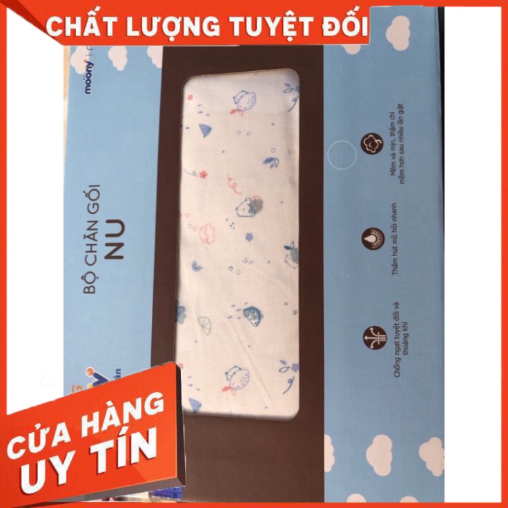 SHOP MẸ BÔNG Sét chăn + gối xô nous( quà tặng moony)