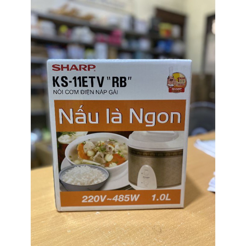 Nồi Cơm Điện Nắp Gài Sharp KS-11ETV (1L)