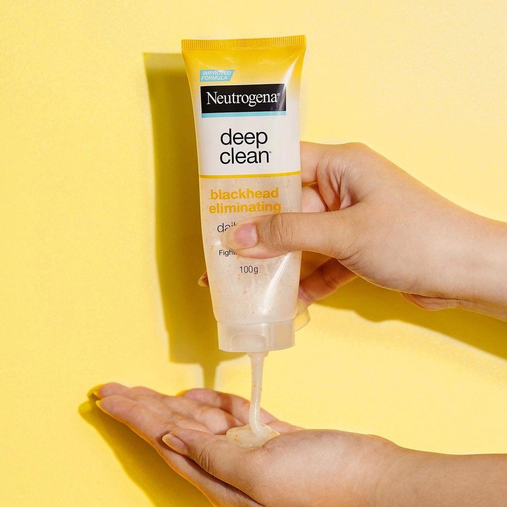 Sữa Rửa Mặt Giảm Và Ngăn Ngừa Mụn Đầu Đen Neutrogena Blackhead Eliminating Daily Scrub 100g