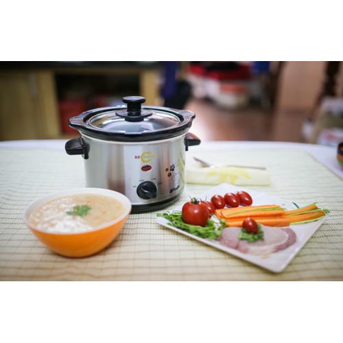 Nồi điện nấu cháo bbcooker 1.5l hàn quốc phân phối chính hãng Bonbon Mart