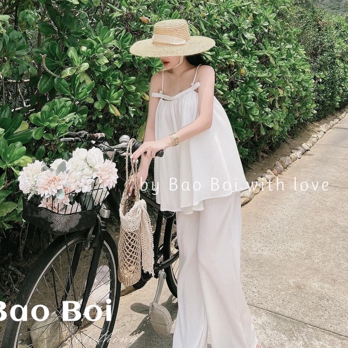 Set 2 dây dập li tăm dáng suông siêu hot HN755