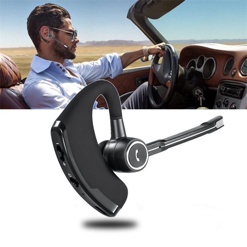 Tai nghe bluetooth không dây một tai V8S 5.0 nút tai chống ồn thông minh ở chế độ chờ cực lâu thích hợp cho các cuộc họp công việc lái xe tai nghe thể thao
