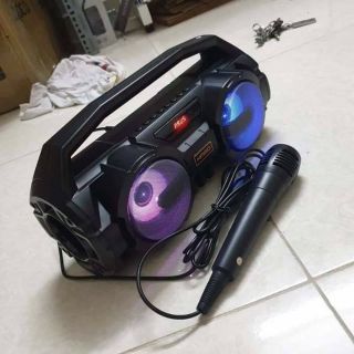 Combo 2 loa kèm mic hát karaoke