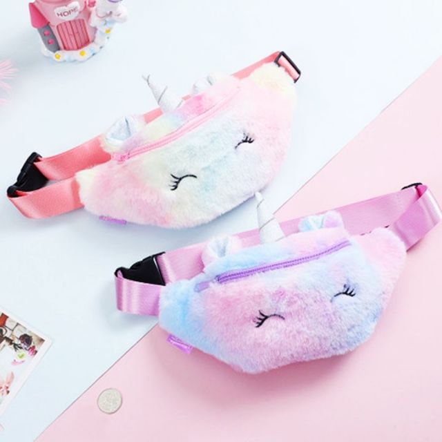 Túi bao tử cho bé gái hình Unicorn bằng bông cá tính đáng yêu BBShine – TX025