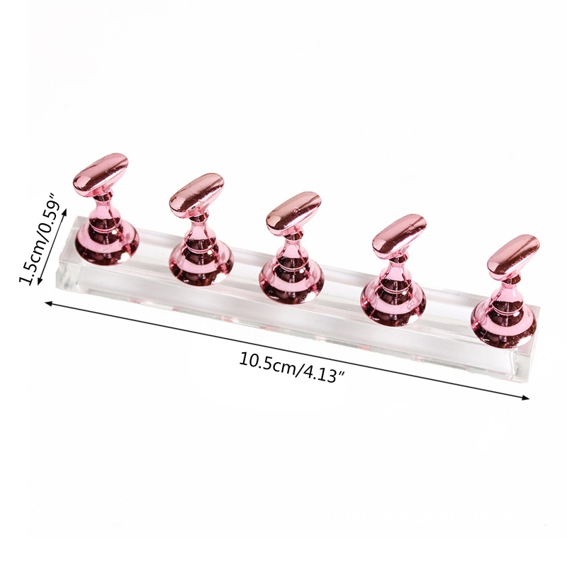 Giá Đỡ Trưng Bày Móng Tay Từ Tính Bằng Acrylic Pha Lê