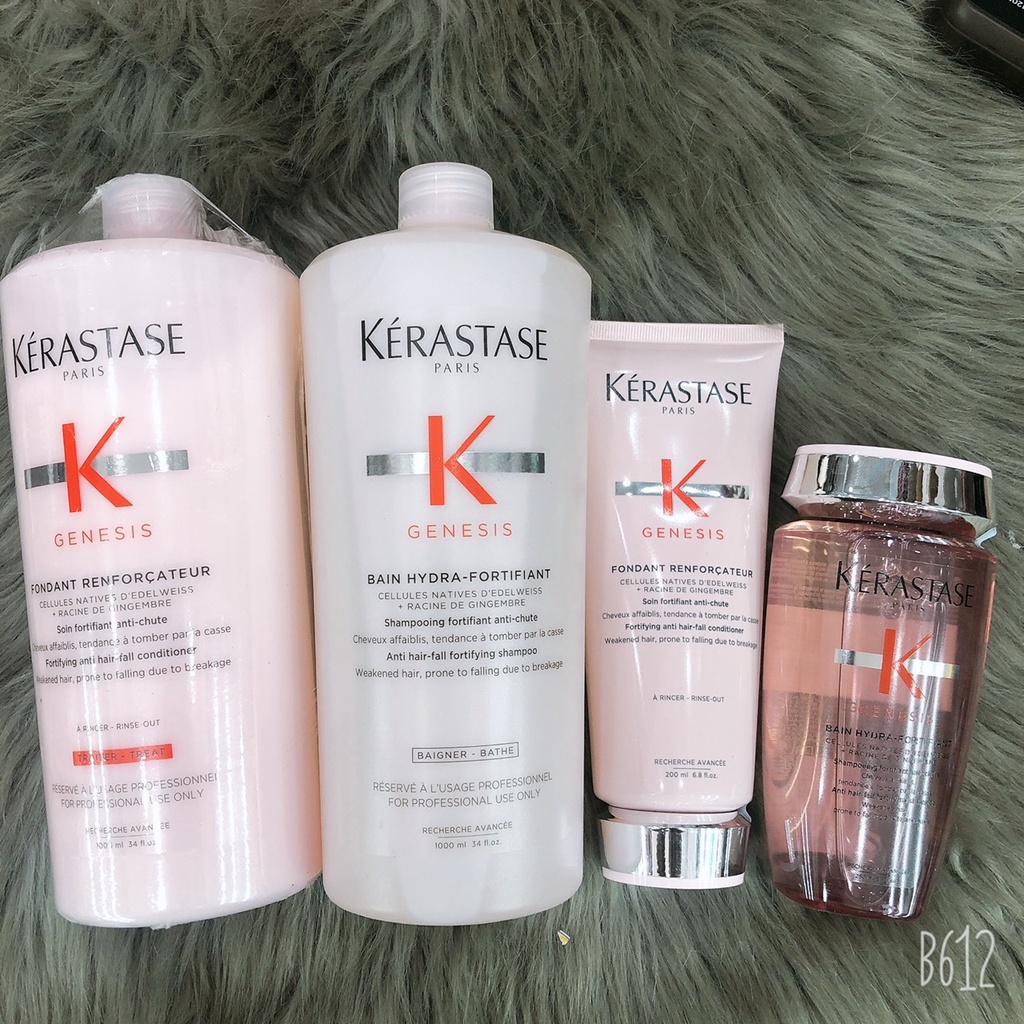 Bộ gội xả giúp chăm sóc và giảm rụng tóc KERASTASE Genesis LOREAL ( hàng chính hãng )