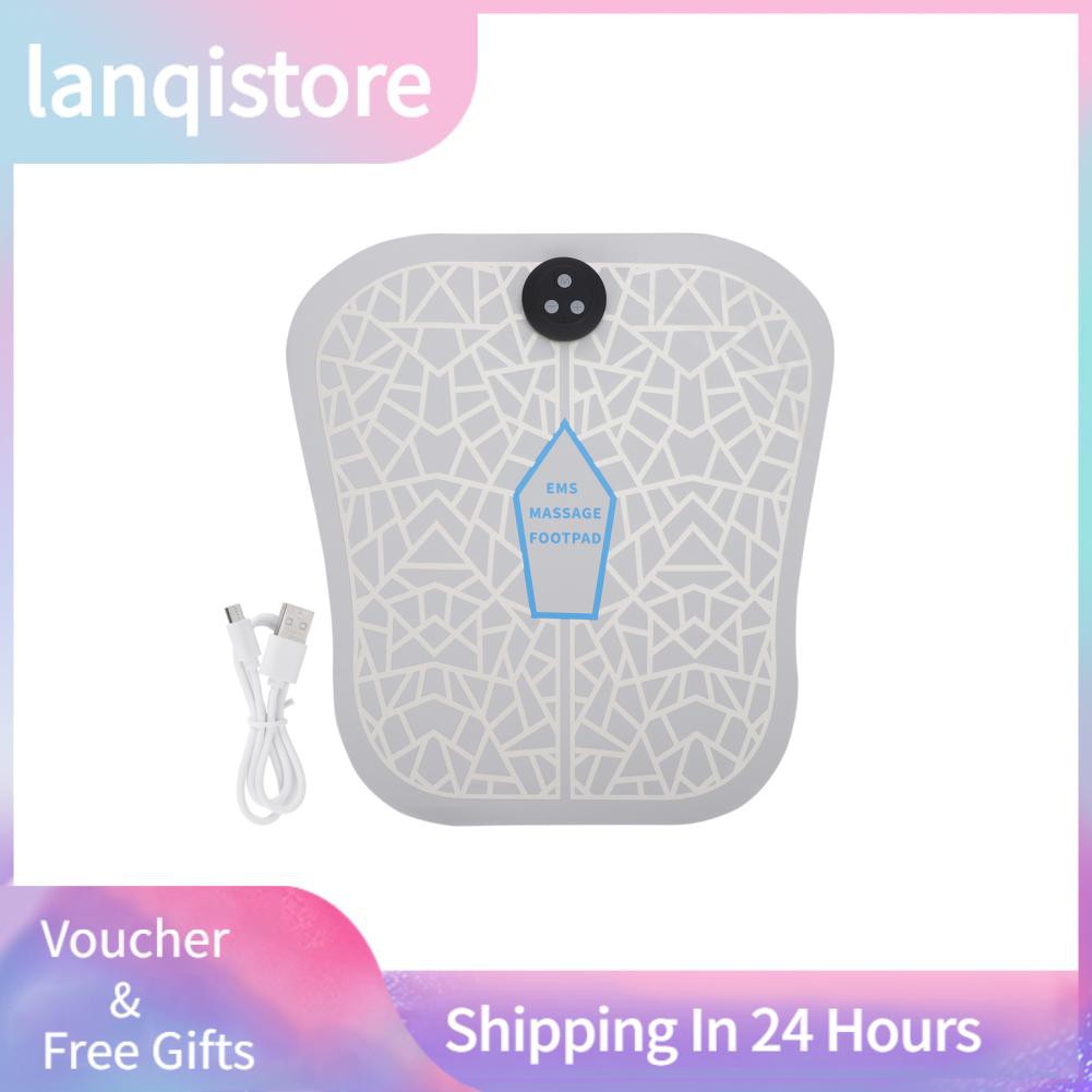 (Hàng Mới Về) Đệm Mát Xa Chân Bằng Điện Ems Kích Thích Cơ Bắp Có Thể Sạc Lại