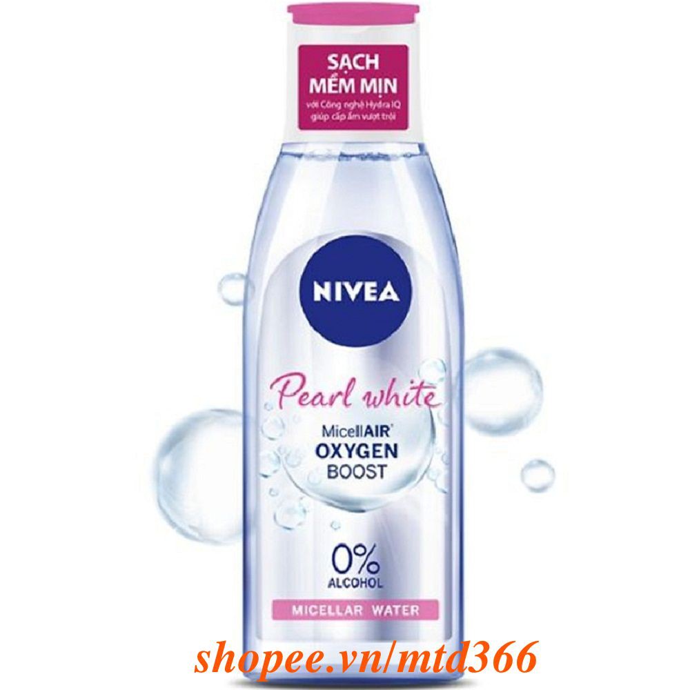 Nước Tẩy Trang (Hồng) 200ml Cho Da Thường Và Da Khô Nivea Extra Bright Make Up Clear Cleansing Water