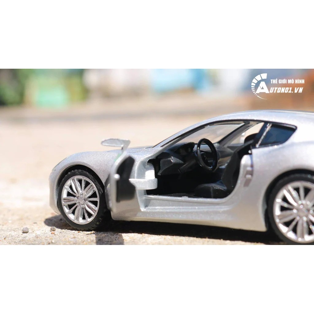 MÔ HÌNH XE MASERATI ALFIERI SILVER 1:36 JACKIEKIM 7381