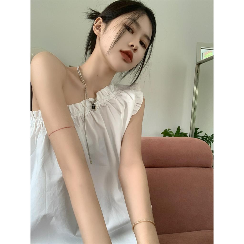 Áo Sơ Mi Không Tay Hở Vai Thời Trang Cá Tính  tao bao