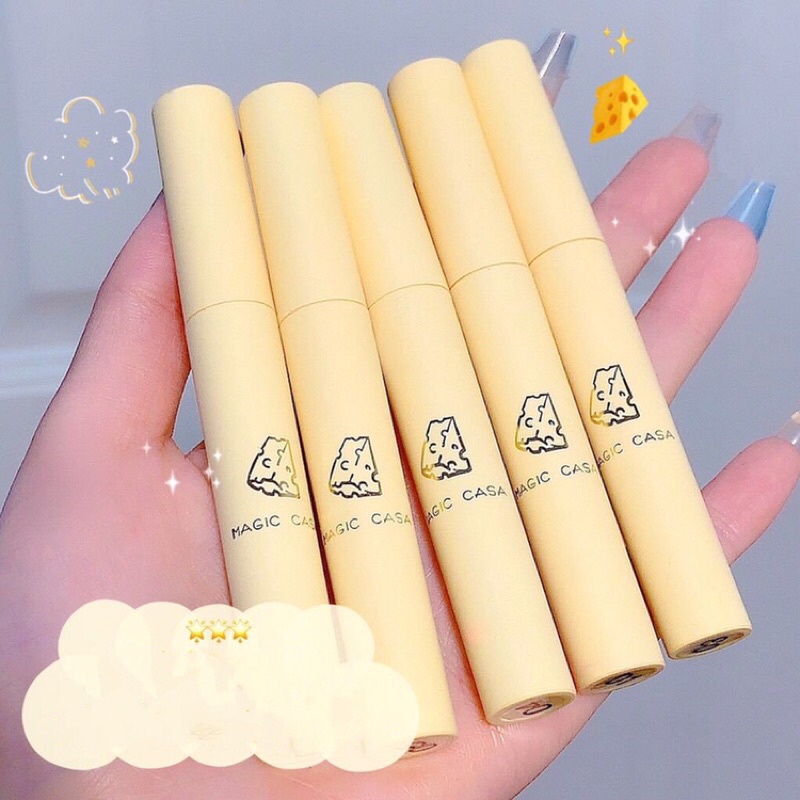 Set son kem MAGIC CASA phô mai 5 cây son kem lì Zentop