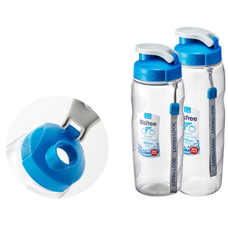 LOCK &amp; LOCK Bình Nước Thể Thao 500ml (Anf721B)
