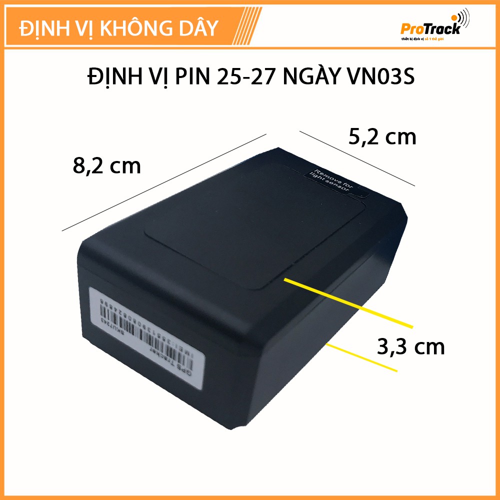 Combo 3 Bộ Thiết Bị Định Vị Không Dây Pin Khủng 25-27 Ngày VN03S (VN03E+) Nghe Âm Thanh, Không Lắp Đặt, Protrack GPS