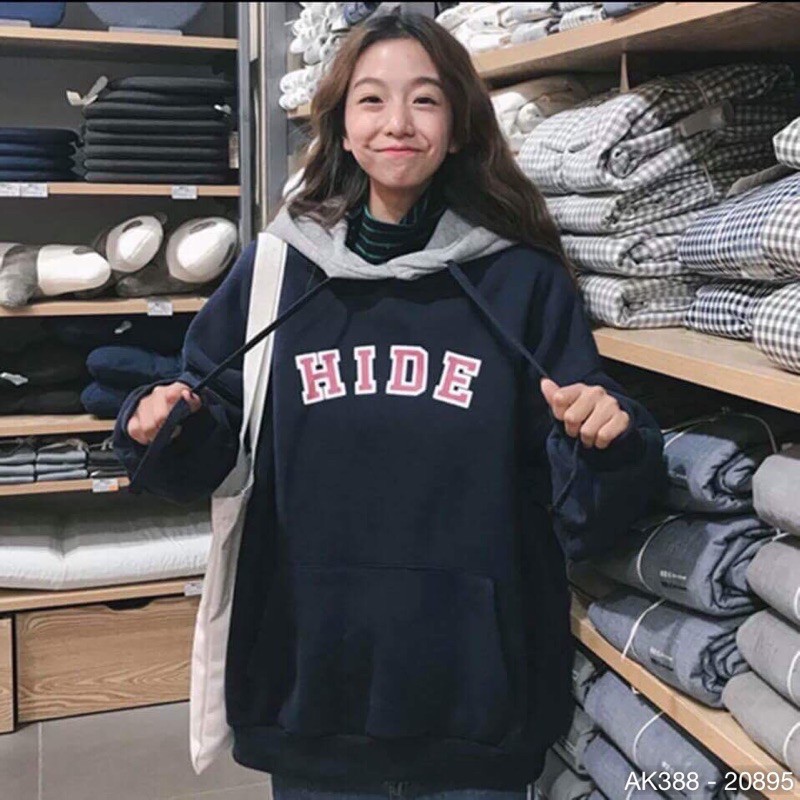 Áo Hoodie Nam Nữ Nỉ Bông Dày Dặn Hàng QC Chất Đẹp Áo Khoác Hoodie Nỉ Ngoại SWEATER NAM NỮ HIDE - AK3388 | BigBuy360 - bigbuy360.vn