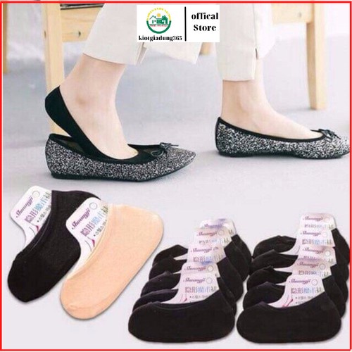 Sỉ 10 đôi tất hài nali-Chất cotton cực thoáng mát đi không bí chân mà thấm hút mồ hôi, chất liệu sợi siêu dai
