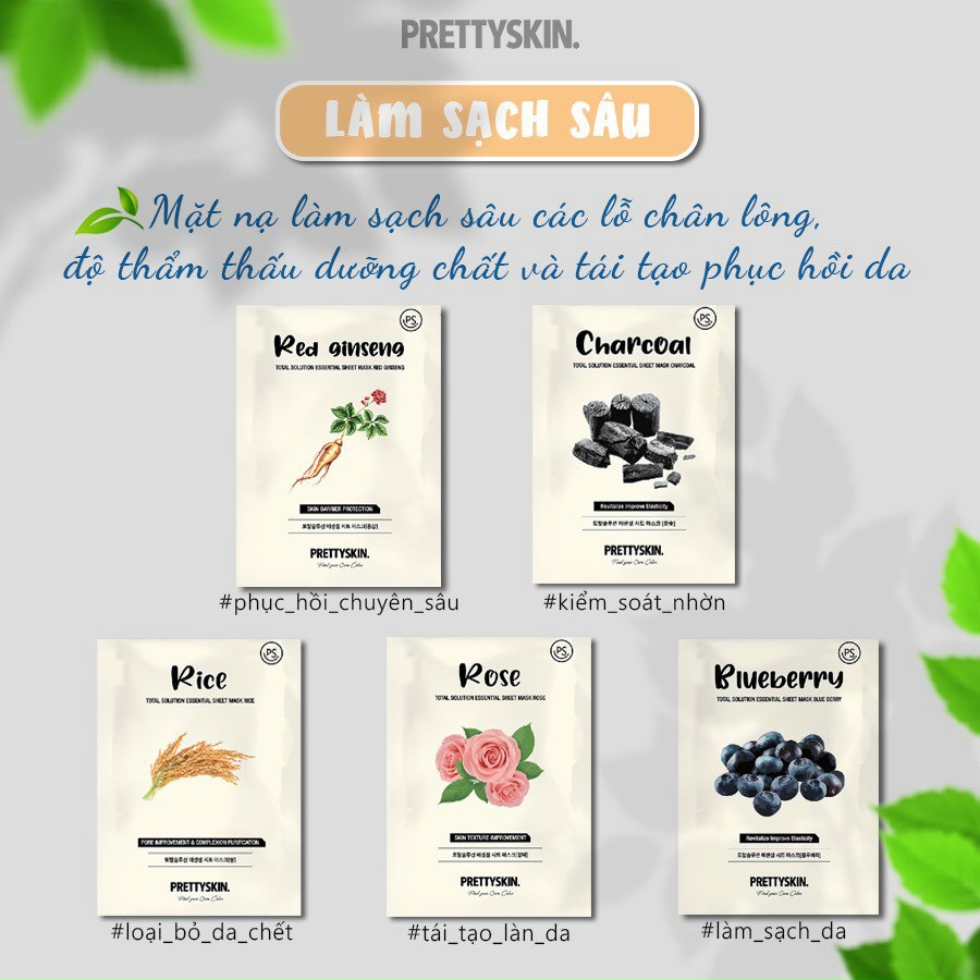 Mặt nạ  PRETTY SKIN Hàn Quốc 23mL